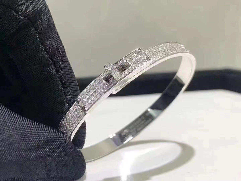 ¡®Imperial¡¯HM KELLY BRACELET IN SILVER AND FULL PAVE DIAMOND