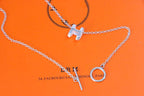 ¡®Imperial¡¯HM NECKLACE H LETTER OVAL SERIES