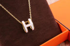¡®Imperial¡¯HM CLIC YELLOW ENAMEL GOLD NECKLACE