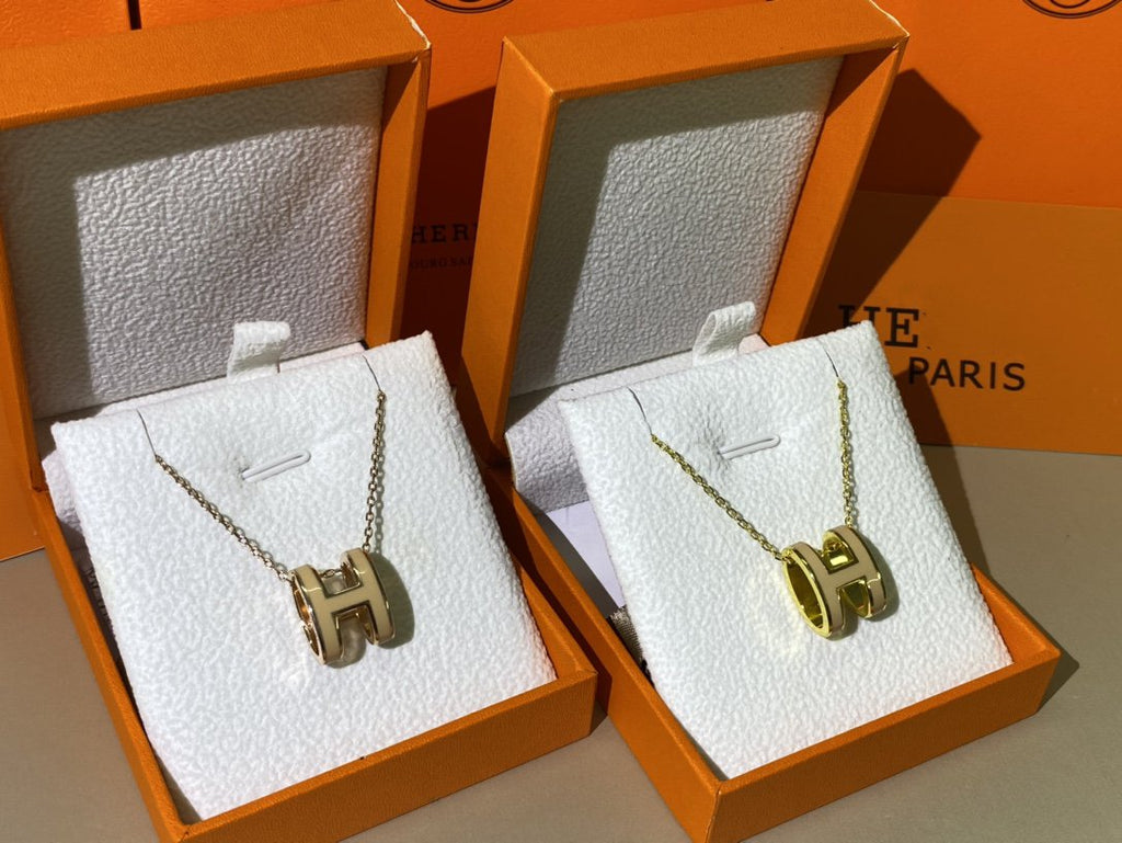 ¡®Imperial¡¯HM CLIC YELLOW ENAMEL GOLD NECKLACE
