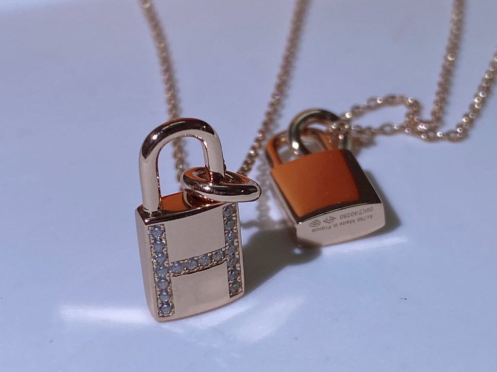 ¡®Imperial¡¯HM ADVANCED NICHE LOCK HEAD NECKLACE DIAMONDS