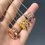 ¡®Imperial¡¯H NECKLACE BROWN