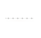 ¡®Imperial¡¯CLOVER 6 MOTIF SILVER DIAMOND BRACELET