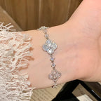 ¡®Imperial¡¯CLOVER 5 MOTIF PINK BLUE RED WHITE BRACELET