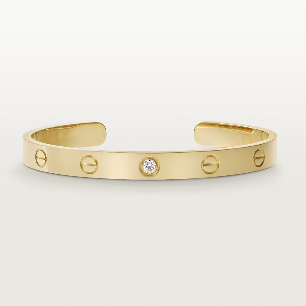 ¡®Imperial¡¯LOVE BRACELET 6.1MM 1 DIAMOND OPEN CUFF
