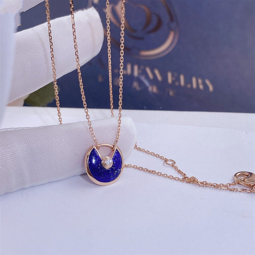 ¡®Imperial¡¯AMULETTE ROSE GOLD AGATE NECKLACE