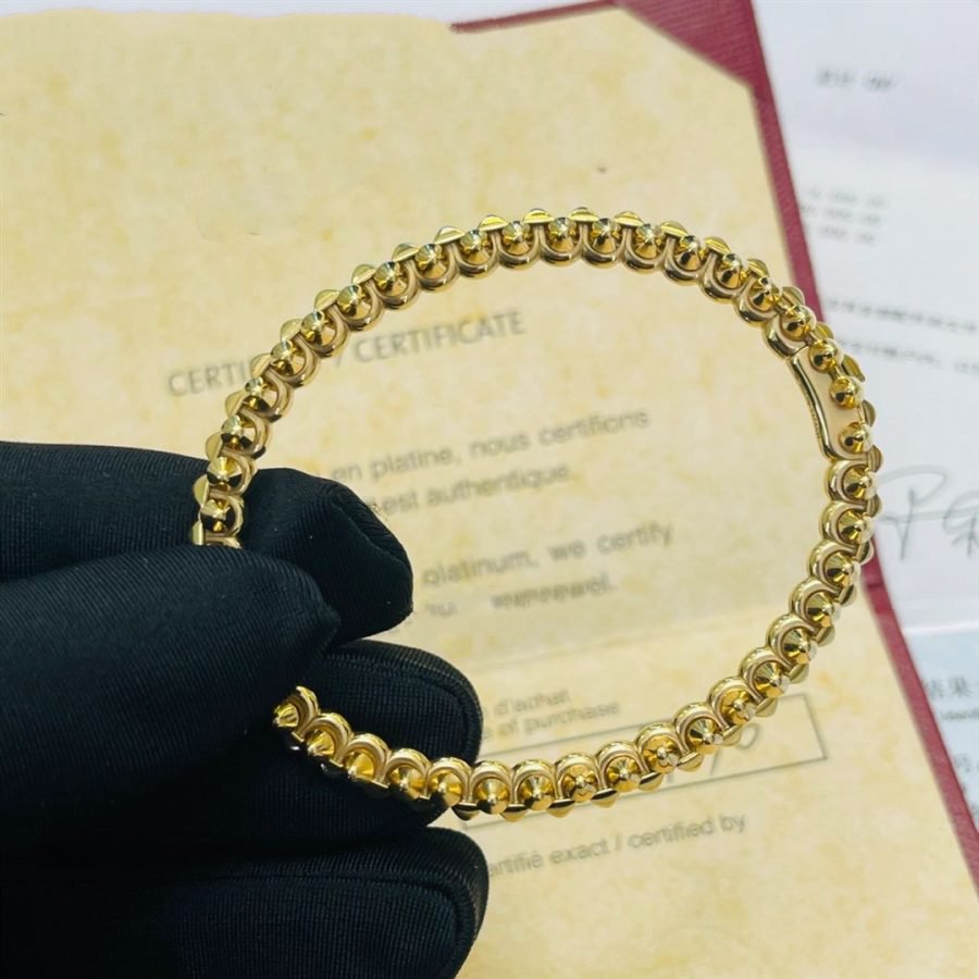 ¡®Imperial¡¯CLASH GOLD BRACELET