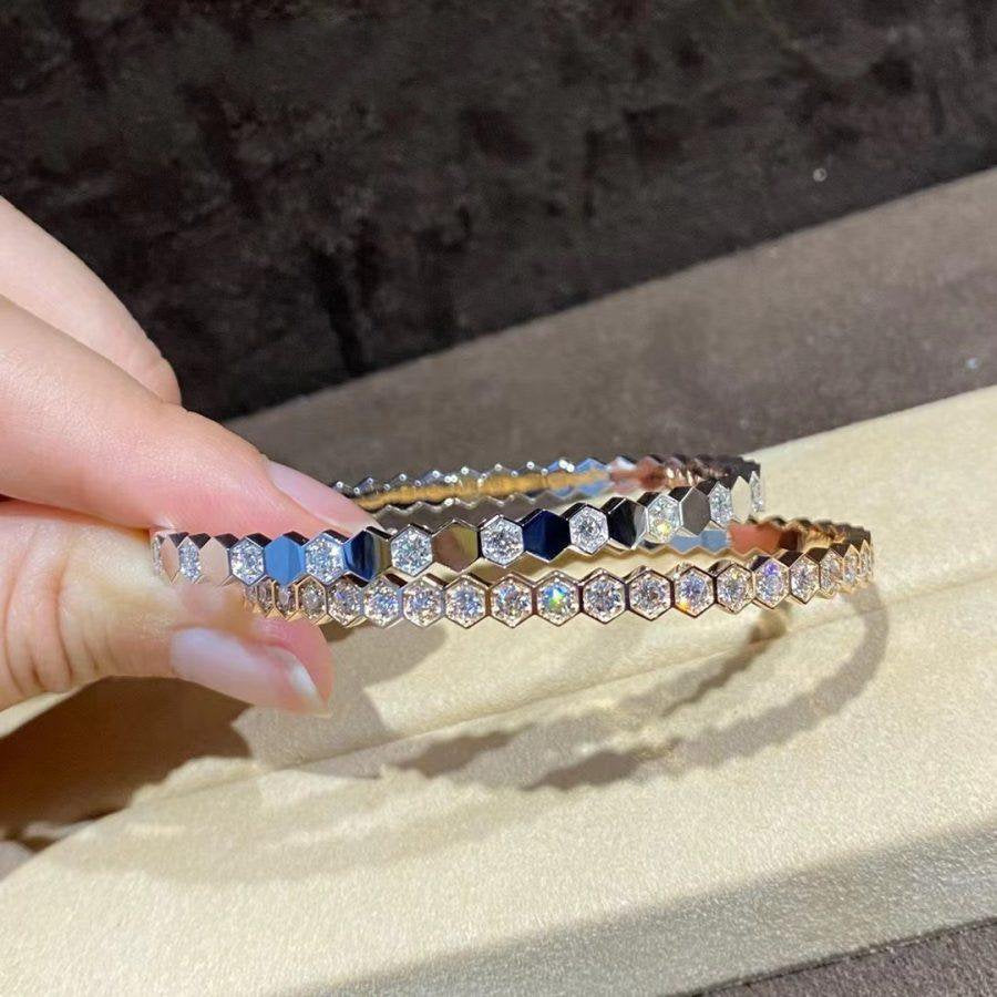 ¡®Imperial¡¯BEE LOVE GOLD BRACELET FULL DIAMOND
