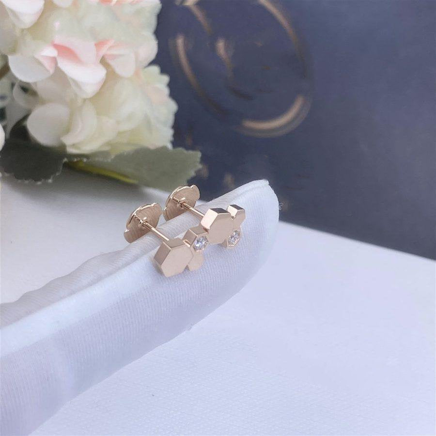 ¡®Imperial¡¯BEE LOVE PINK GOLD DIAMOND EARRINGS