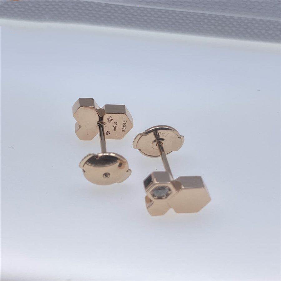 ¡®Imperial¡¯BEE LOVE PINK GOLD DIAMOND EARRINGS