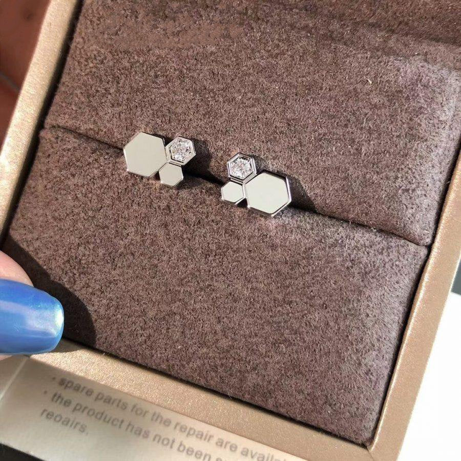 ¡®Imperial¡¯BEE LOVE SILVER DIAMOND EARRINGS