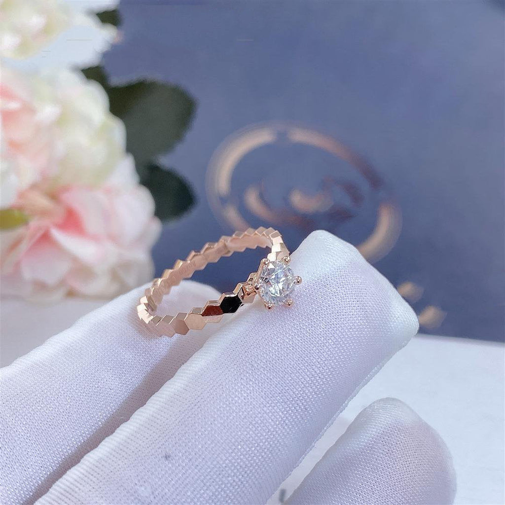 ¡®Imperial¡¯BEE LOVE RING PINK GOLD 1 DIAMOND