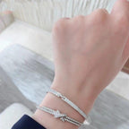 ¡®Imperial¡¯JEUX DE BRACELET DIAMONDS SILVER