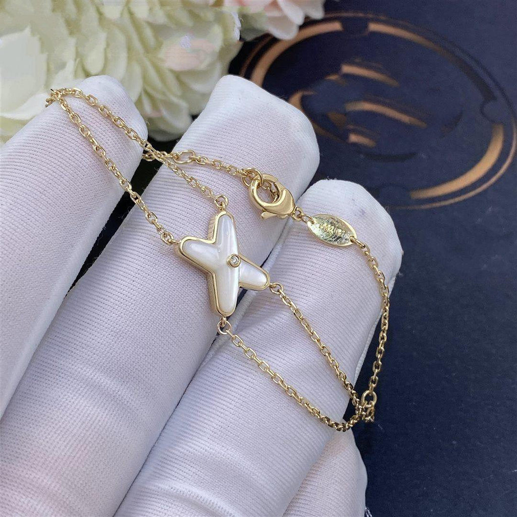 ¡®Imperial¡¯JEUX BRACELET WHITE MOP GOLD 1 DIAMOND