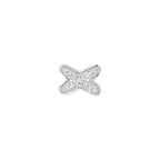¡®Imperial¡¯JEUX DE SILVER DIAMOND EARRINGS