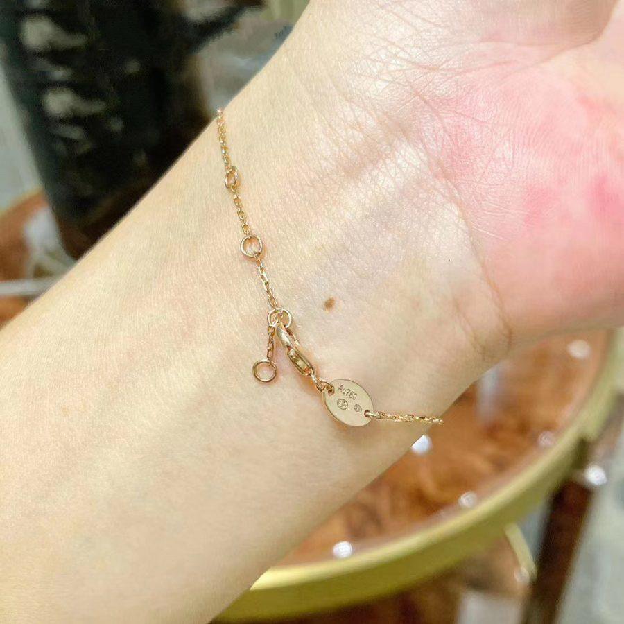 ¡®Imperial¡¯JEUX DE BRACELET MOP PINK GOLD DIAMONDS