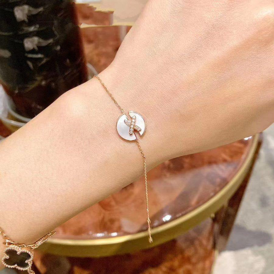 ¡®Imperial¡¯JEUX DE BRACELET MOP PINK GOLD DIAMONDS