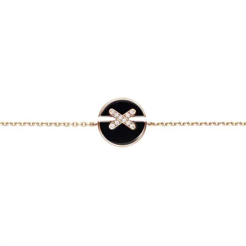 ¡®Imperial¡¯JEUX DE BRACELET ONYX PINK GOLD DIAMOND