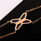 ¡®Imperial¡¯Hollow Design Four-Leaf Clover Flower Shape Ring