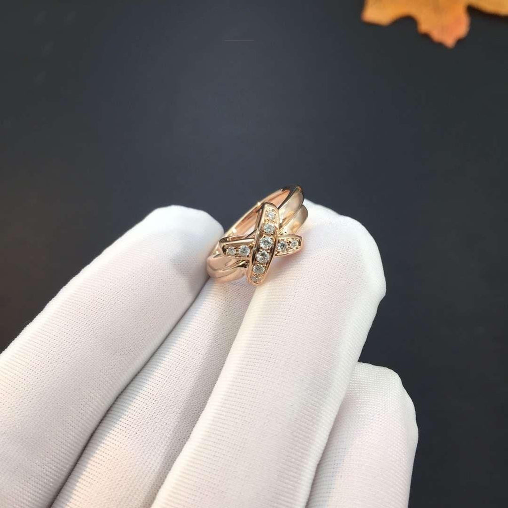 ¡®Imperial¡¯JEUX DE PINK GOLD DIAMOND RING
