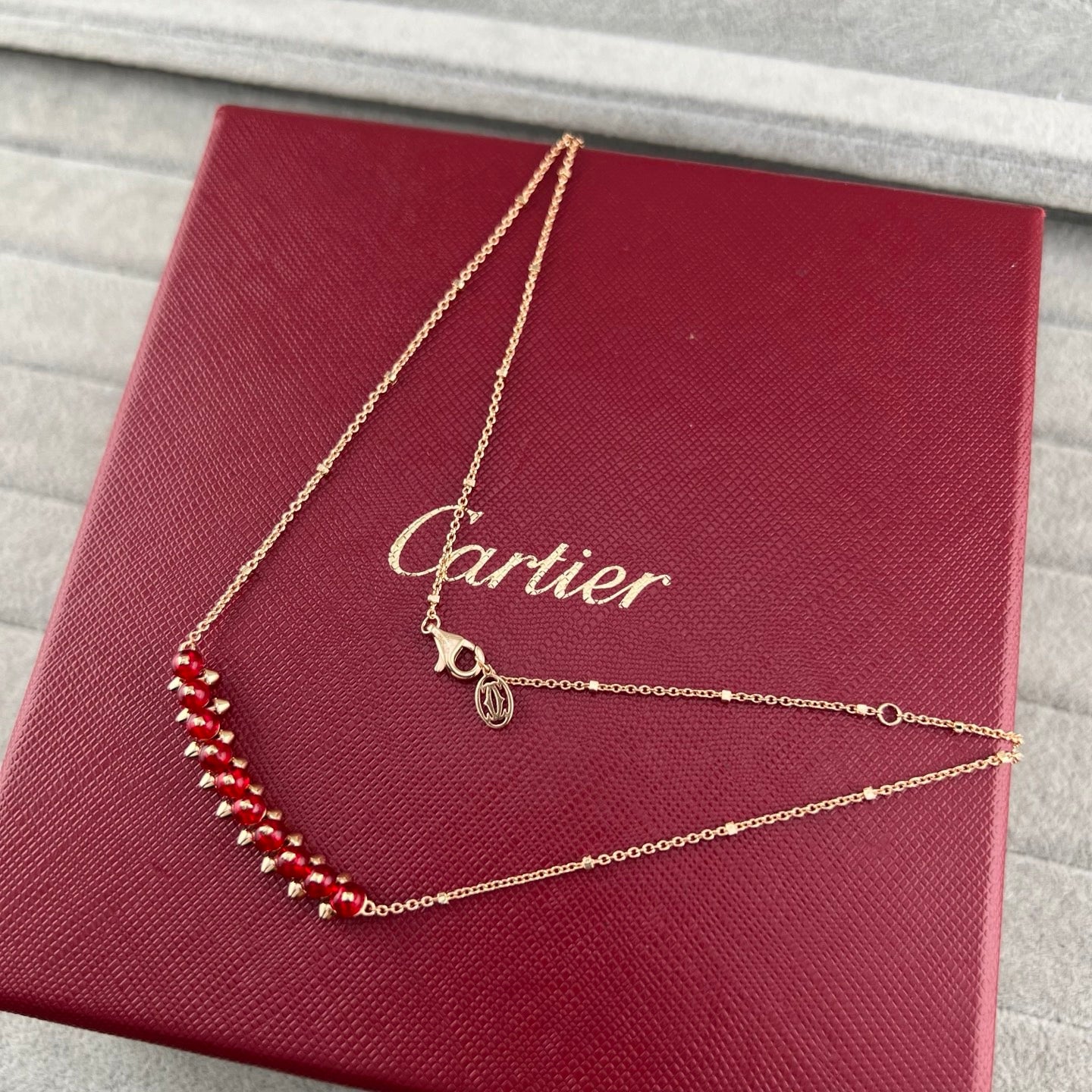 [Imperial] CLASH NEW COLORED GEMSTONE NECKLACE