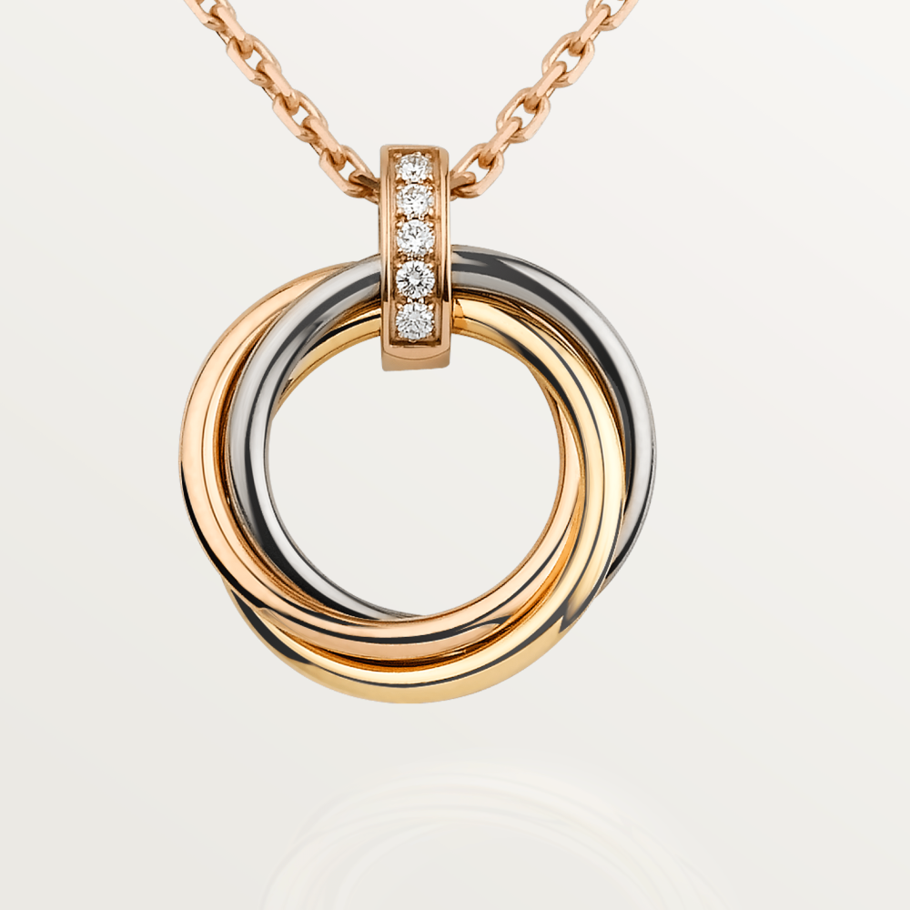 ¡®Imperial¡¯TRINITY NECKLACE GOLD  DIAMONDS