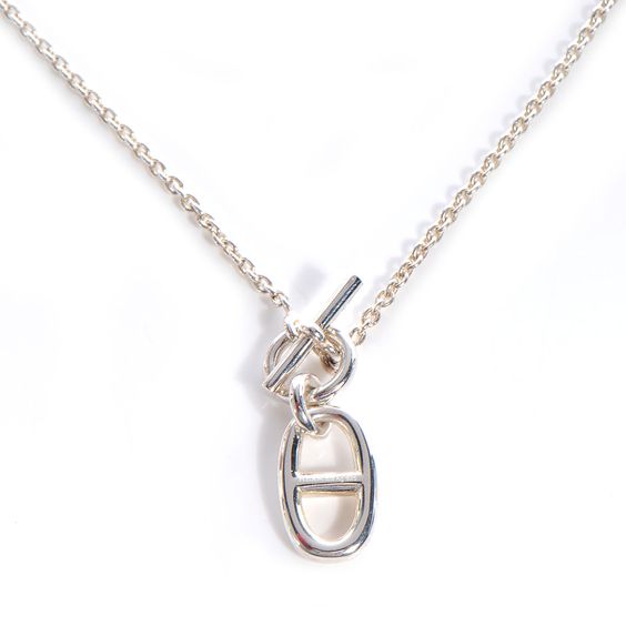 ¡®Imperial¡¯HM CHAINE D'ANCRE PENDANT NECKLACE STERLING SILVER