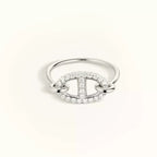 ¡®Imperial¡¯RONDE SMALL SILVER DIAMOND RING