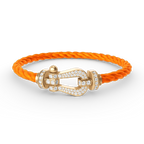 ¡®Imperial¡¯FORCE LARGE HORSESHOE FULL DIAMOND BRACELET GOLD