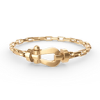 ¡®Imperial¡¯FORCE LARGE HORSESHOE CLASP  METAL BRACELET