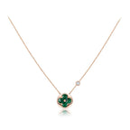 ¡®Imperial¡¯SUN PEDANT PINK GOLD 1 DIAMOND NECKLACE