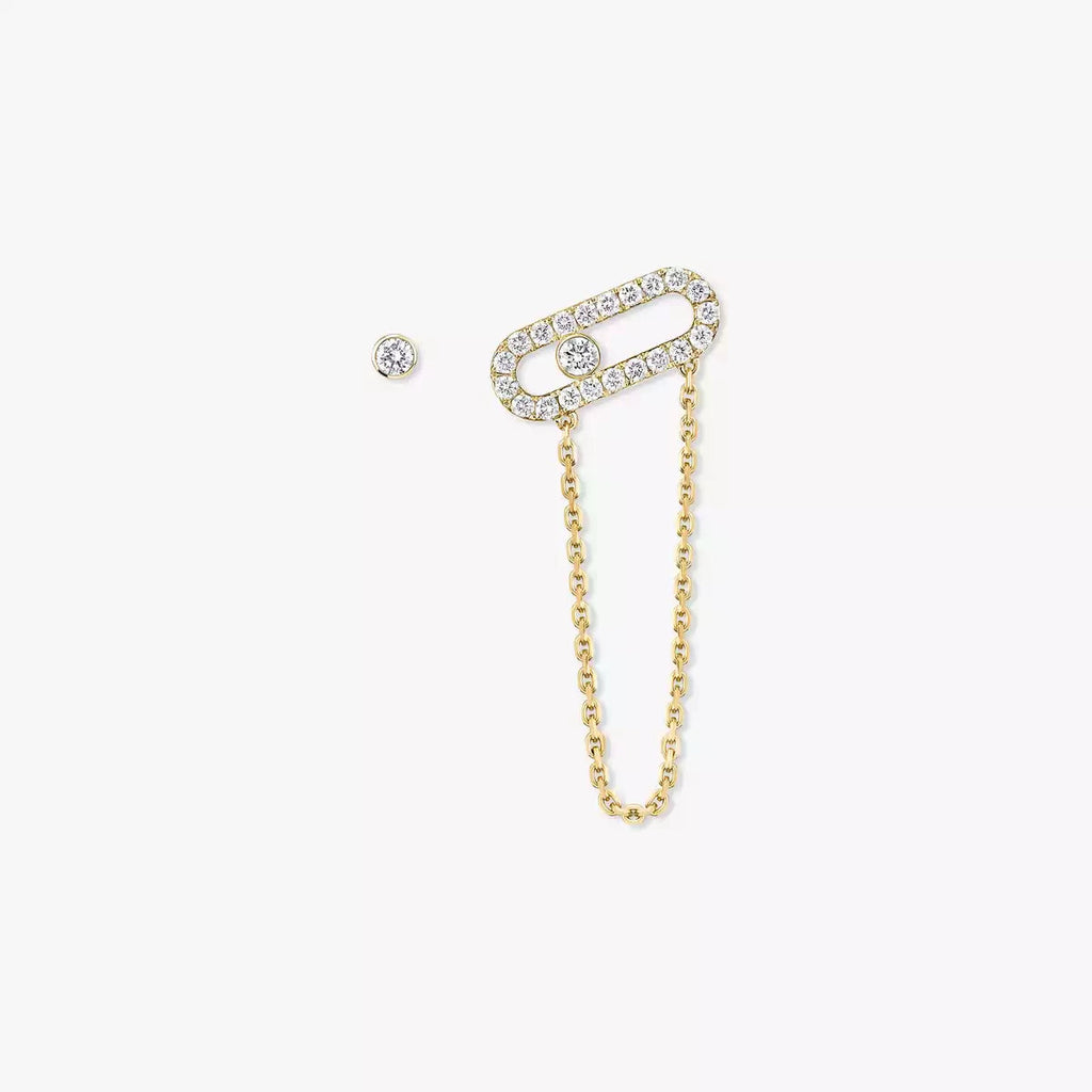 [Imperial] Move Uno Diamond Earrings