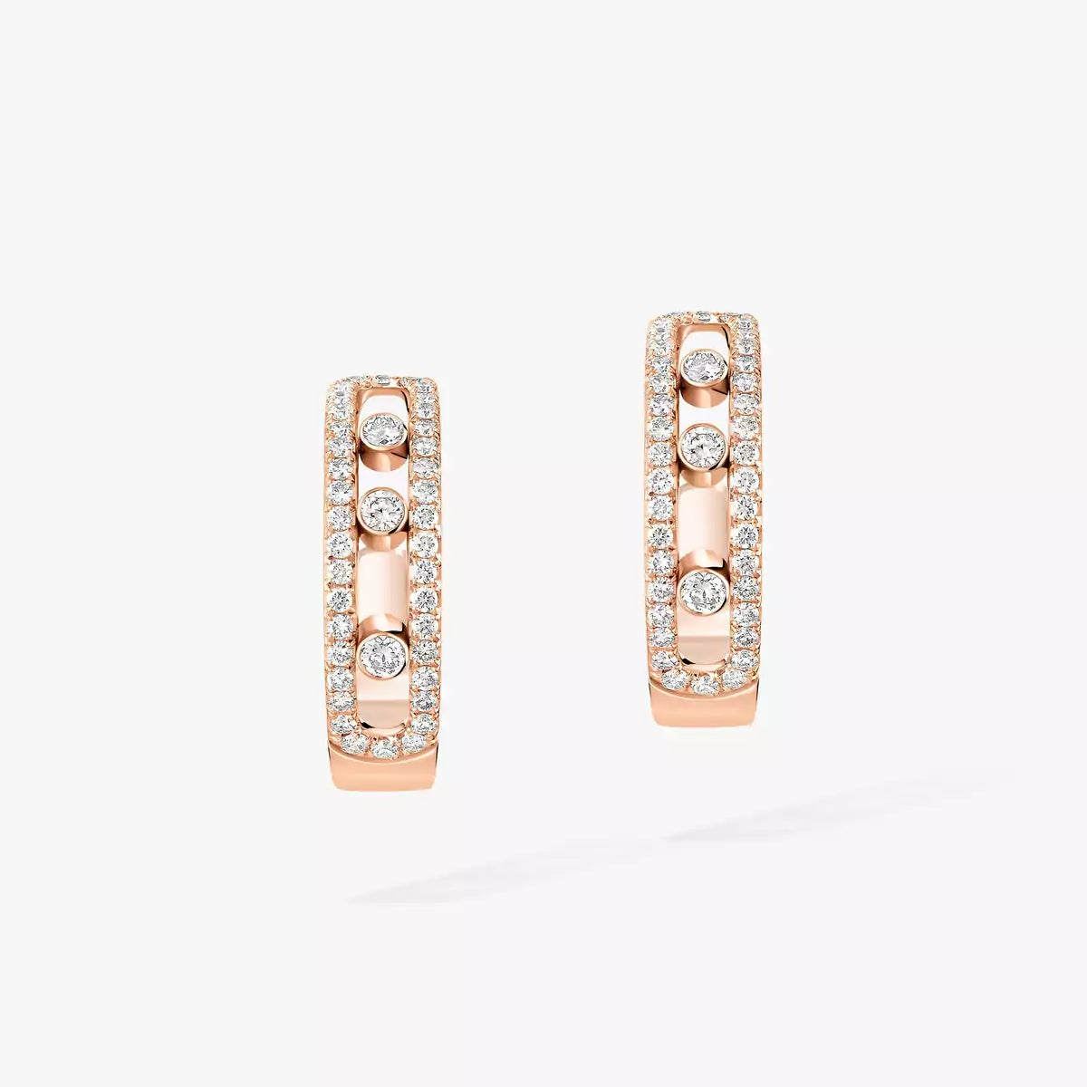 [Imperial] Diamond Pave_ Hoop Earrings Move