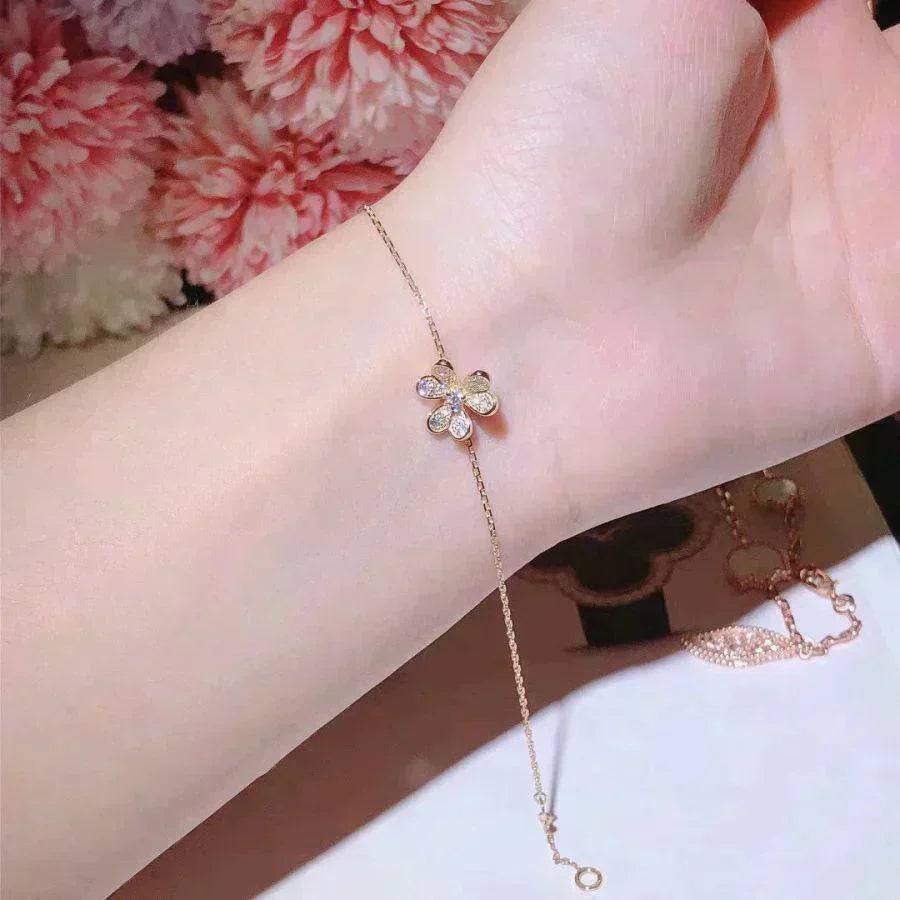 ¡®Imperial¡¯FRIVOLE GOLD FLOWER DIAMOND BRACELET