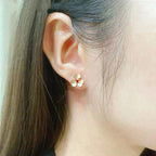 ¡®Imperial¡¯FRIVOLE  FLOWER PINK EARRINGS