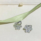¡®Imperial¡¯FRIVOLE SILVER FLOWER DIAMOND EARRINGS