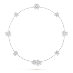 ¡®Imperial¡¯FRIVOLE SILVER 9 FLOWERS NECKLACE