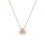 ¡®Imperial¡¯FRIVOLE ROSE GOLD FLOWER DIAMOND NECKLACE