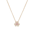 ¡®Imperial¡¯FRIVOLE ROSE GOLD FLOWER DIAMOND NECKLACE