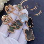 ¡®Imperial¡¯CLOVER EARRINGS DARK MOP 4 MOTIFS ROSE GOLD