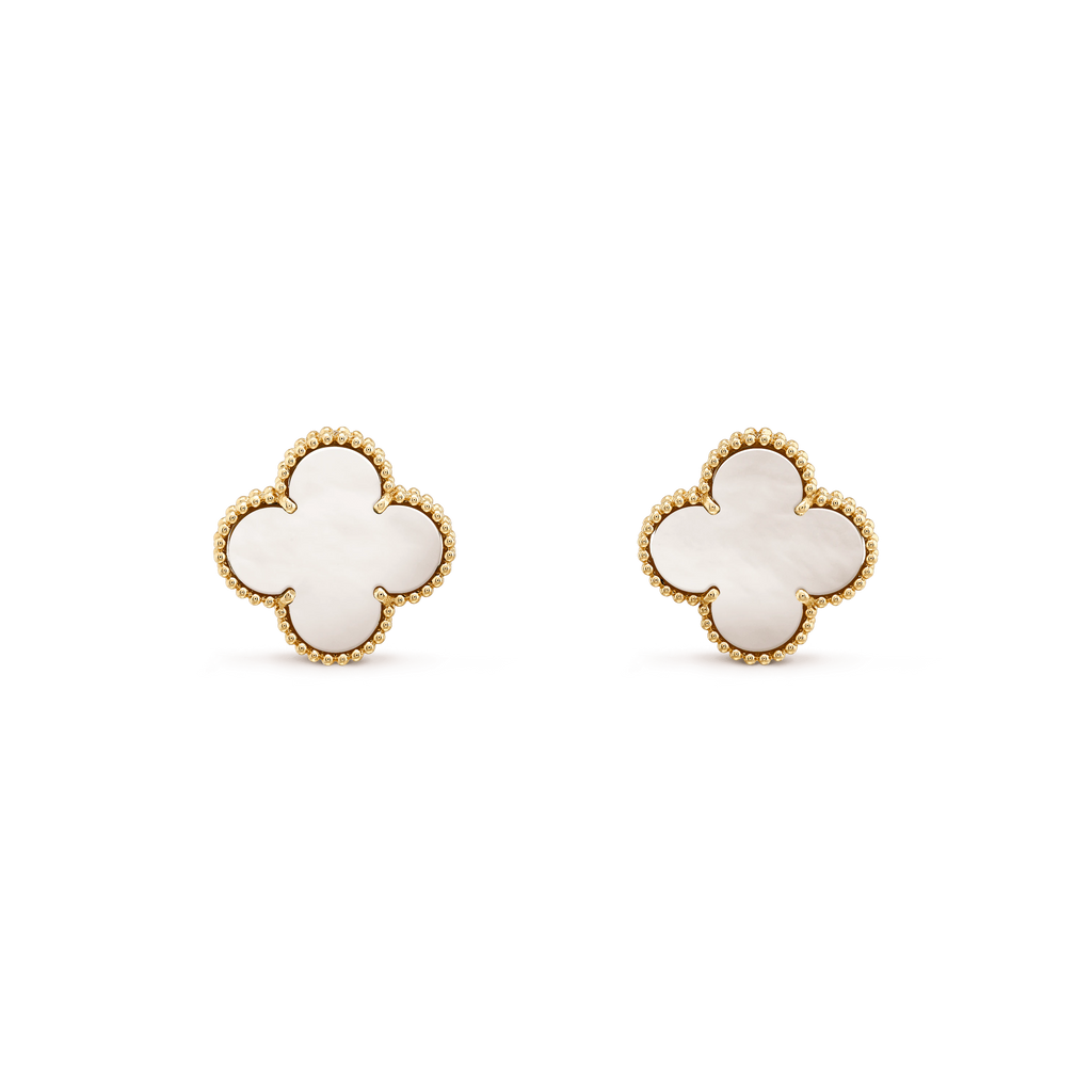 ¡®Imperial¡¯CLOVER MINI GOLD EARRINGS