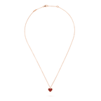 ¡®Imperial¡¯SWEET CLOVER CARNELIAN HEART NECKLACE