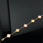 [Imperial]New  CLOVER 5 MOTIFS  PINK MOP BRACELET COLLECTION