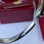 ¡®Imperial¡¯PANTHERE SILVER OPEN BRACELET