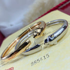 ¡®Imperial¡¯PANTHERE SILVER OPEN BRACELET